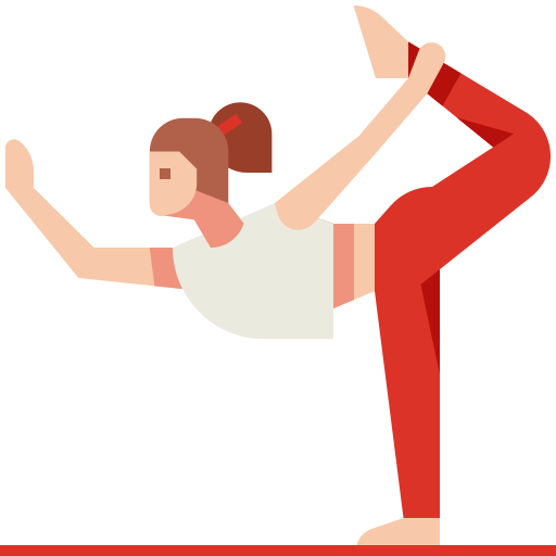 yoga woman stretching back