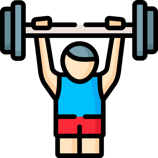 an athlete lifting a barbell