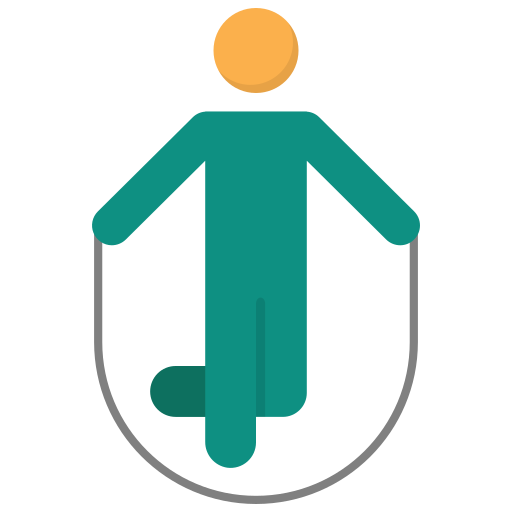 person jumping rope